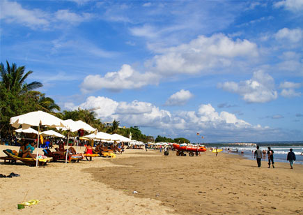 Kuta Beach in Bali