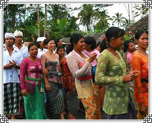 People of Bali, Indonesia